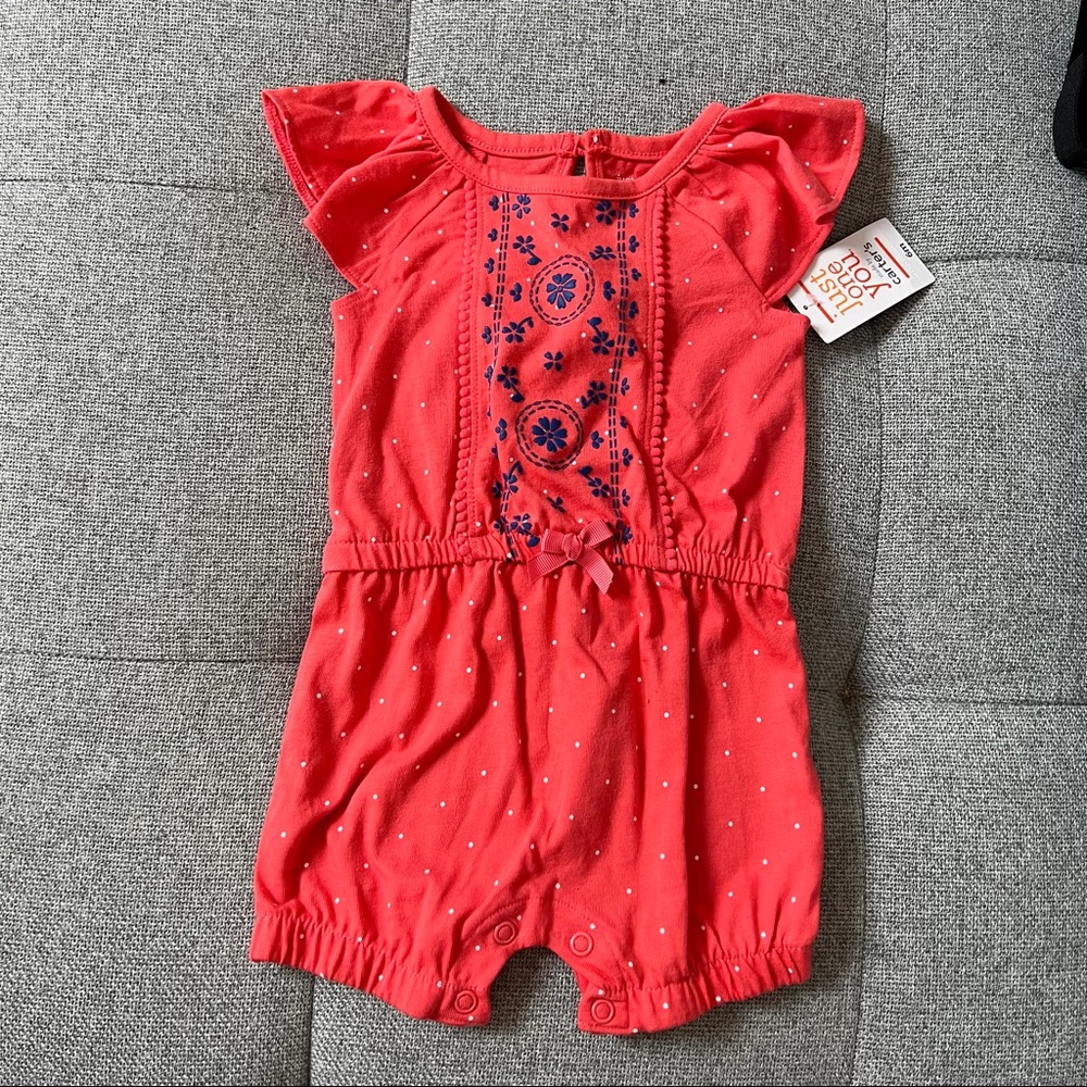 NWT Baby Girl Romper - 6 months